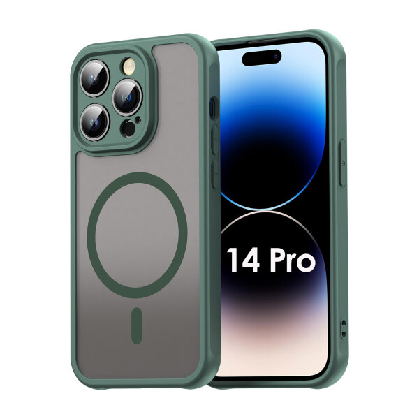 Handyhülle für Apple iPhone 14 Pro – Matt Case Grün