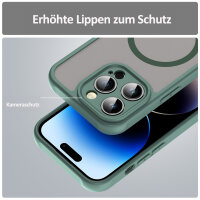 Handyhülle für Apple iPhone 14 Pro – Matt Case Grün
