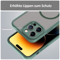 Handyhülle für Apple iPhone 14 Pro Max – Matt Case Grün