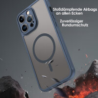 Handyhülle für Apple iPhone 14 Pro Max – Matt Case Blau