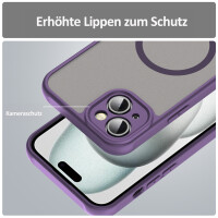Handyhülle für Apple iPhone 14 Plus – Matt Case Lila