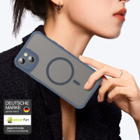 Handyhülle für Apple iPhone 14 Plus – Matt Case Blau