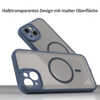 Handyhülle für Apple iPhone 14 Plus – Matt Case Blau