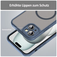 Handyhülle für Apple iPhone 14 Plus – Matt Case Blau