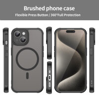 Handyhülle für Apple iPhone 15 - Matt Case Schwarz