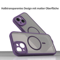 Handyhülle für Apple iPhone 15 - Matt Case Lila