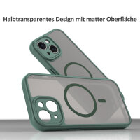 Handyhülle für Apple iPhone 15 - Matt Case Grün
