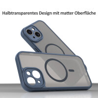 Handyhülle für Apple iPhone 15 - Matt Case Blau