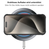 Handyhülle für Apple iPhone 15 Pro Matt Case Schutzhülle Kratzfest Passgenau Grün