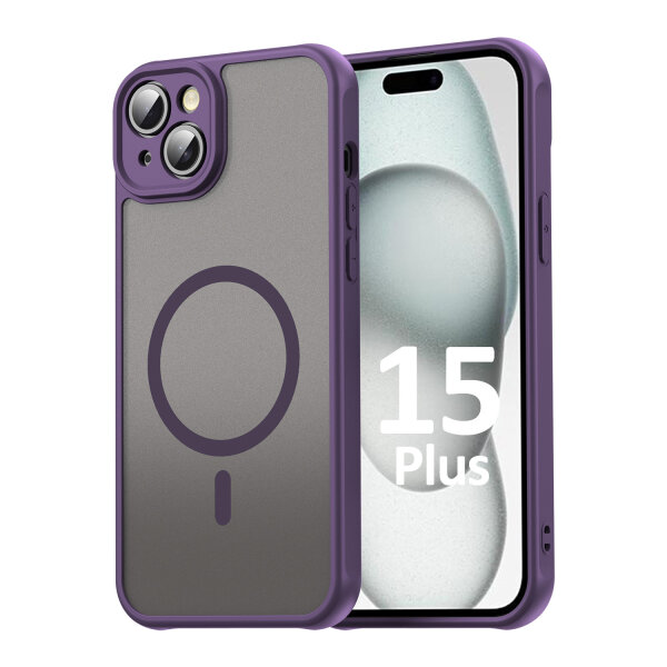 Handyhülle für Apple iPhone 15 Plus - Matt Case Lila