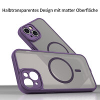 Handyhülle für Apple iPhone 15 Plus - Matt Case Lila