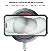 Handyhülle für Apple iPhone 15 Plus - Matt Case Blau