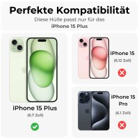 Handyhülle für Apple iPhone 15 Plus Matt Case...