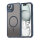 Handyhülle für Apple iPhone 15 Plus Matt Case Schutzhülle Kratzfest Passgenau Blau