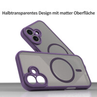 Handyhülle für Apple iPhone 16 – Matt Case Lila