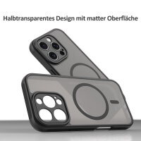 Handyhülle für Apple iPhone 16 Pro – Matt Case Schwarz