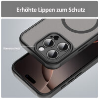Handyhülle für Apple iPhone 16 Pro – Matt Case Schwarz