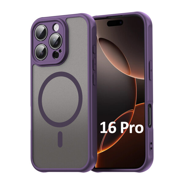 Handyhülle für Apple iPhone 16 Pro – Matt Case Lila