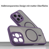 Handyhülle für Apple iPhone 16 Pro Matt Case Schutzhülle Kratzfest Passgenau Lila