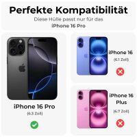 Handyhülle für Apple iPhone 16 Pro  - Matt Case Grün