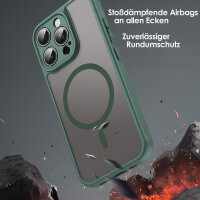 Handyhülle für Apple iPhone 16 Pro Matt Case Schutzhülle Kratzfest Passgenau Grün