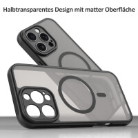 Handyhülle für Apple iPhone 16 Pro Max – Matt Case Schwarz