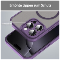 Handyhülle für Apple iPhone 16 Pro Max – Matt Case Lila