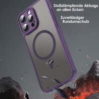 Handyhülle für Apple iPhone 16 Pro Max Matt Case Schutzhülle Kratzfest Passgenau Lila