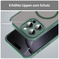 Handyhülle für Apple iPhone 16 Pro Max – Matt Case Grün