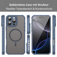 Handyhülle für Apple iPhone 16 Pro Max - Matt Case Blau