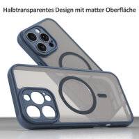 Handyhülle für Apple iPhone 16 Pro Max - Matt Case Blau