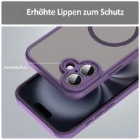 Handyhülle für Apple iPhone 16 Plus – Matt Case Lila
