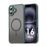 Handyhülle für Apple iPhone 16 Plus – Matt Case Grün