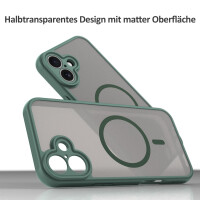 Handyhülle für Apple iPhone 16 Plus – Matt Case Grün