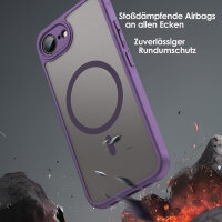 Handyhülle für Apple iPhone 16E Matt Case Schutzhülle Kratzfest Passgenau Lila