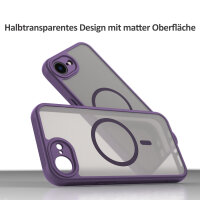 Handyhülle für Apple iPhone 16E Matt Case Schutzhülle Kratzfest Passgenau Lila