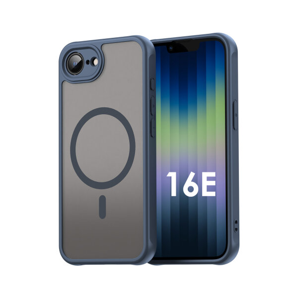 Handyhülle für Apple iPhone 16E - Matt Case Blau