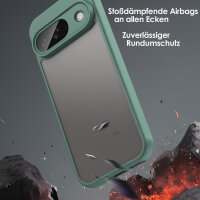 Handyhülle für Google Pixel 9 Matt Stoßfest Schutzhülle Back cover in Grün