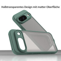 Handyhülle für Google Pixel 9 Matt Stoßfest Schutzhülle Back cover in Grün