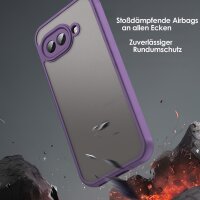Handyhülle für Google Pixel 9A Matt Stoßfest Schutzhülle Back cover in Lila