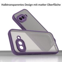 Handyhülle für Google Pixel 9A Matt Stoßfest Schutzhülle Back cover in Lila