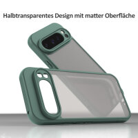 Handyhülle für Google Pixel 9 Pro Matt Stoßfest Schutzhülle Back cover in Grün