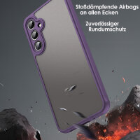 Handyhülle für Samsung Galaxy A16 Matt Stoßfest Schutzhülle Back cover in Lila