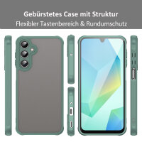 Handyhülle für Samsung Galaxy A16 Matt Stoßfest Schutzhülle Back cover in Grün
