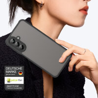 Handyhülle für Samsung Galaxy A26 Matt Stoßfest Schutzhülle Back cover in Schwarz