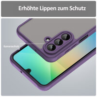 Handyhülle für Samsung Galaxy A26 Matt Stoßfest Schutzhülle Back cover in Lila