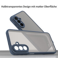 Handyhülle für Samsung Galaxy A26 Matt Stoßfest Schutzhülle Back cover in Blau