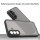 Handyhülle für Samsung Galaxy A36 Matt Stoßfest Schutzhülle Back cover in Schwarz