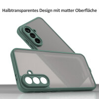 Handyhülle für Samsung Galaxy A36 Matt Stoßfest Schutzhülle Back cover in Grün