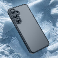 Handyhülle für Samsung Galaxy A55 Matt Stoßfest Schutzhülle Back cover in Schwarz